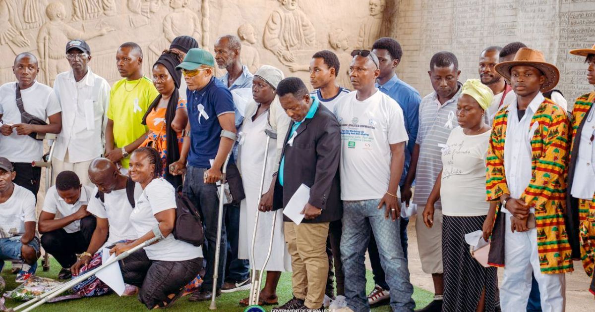 Government Joins War Wounded and Amputees to Mark National Remembrance Day