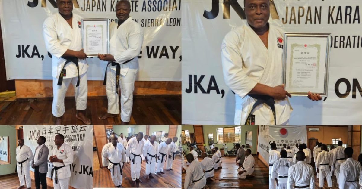 New Japan Karate Association Launched in Sierra Leone