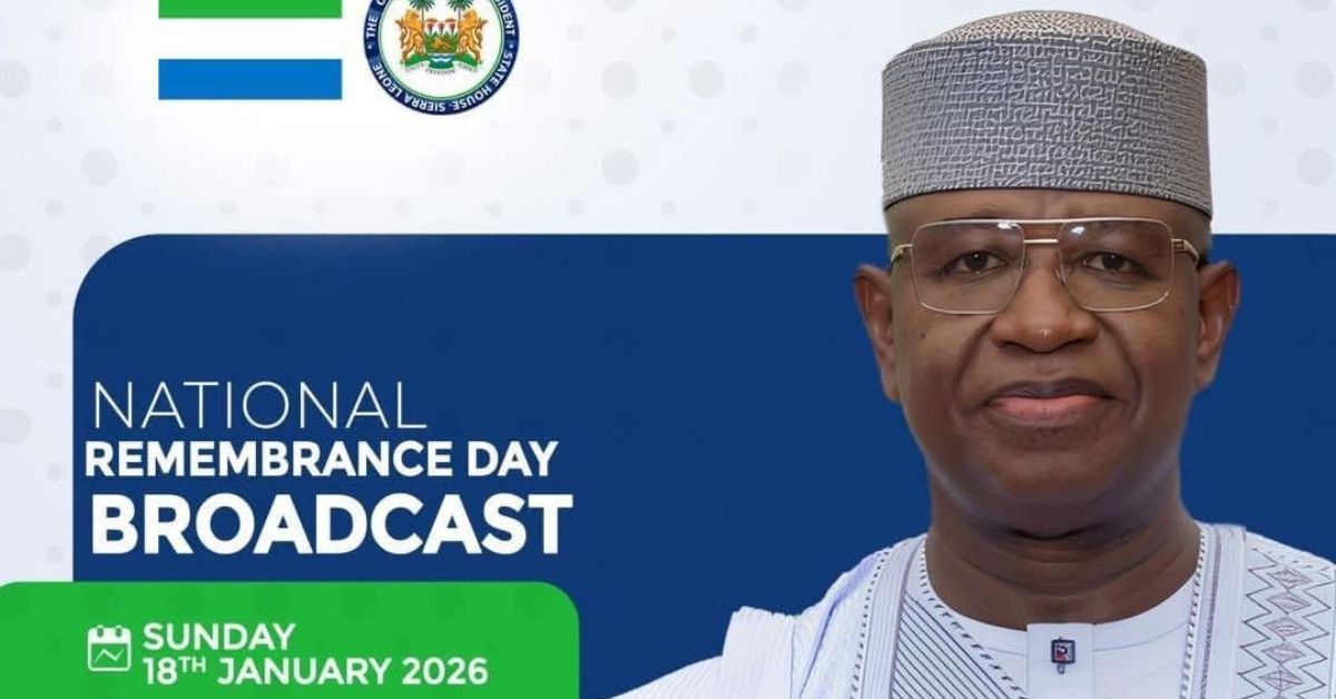 President Bio Set to Address Sierra Leoneans on National Remembrance Day