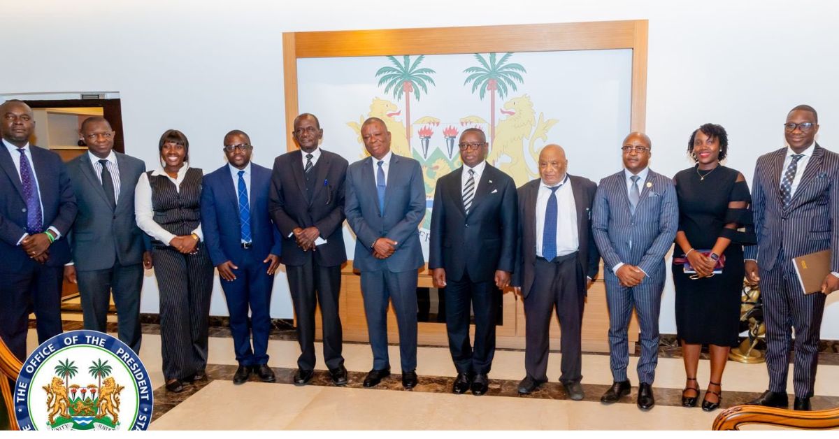 President Bio Swears In Tribunal to Investigate Justice Allan Halloway