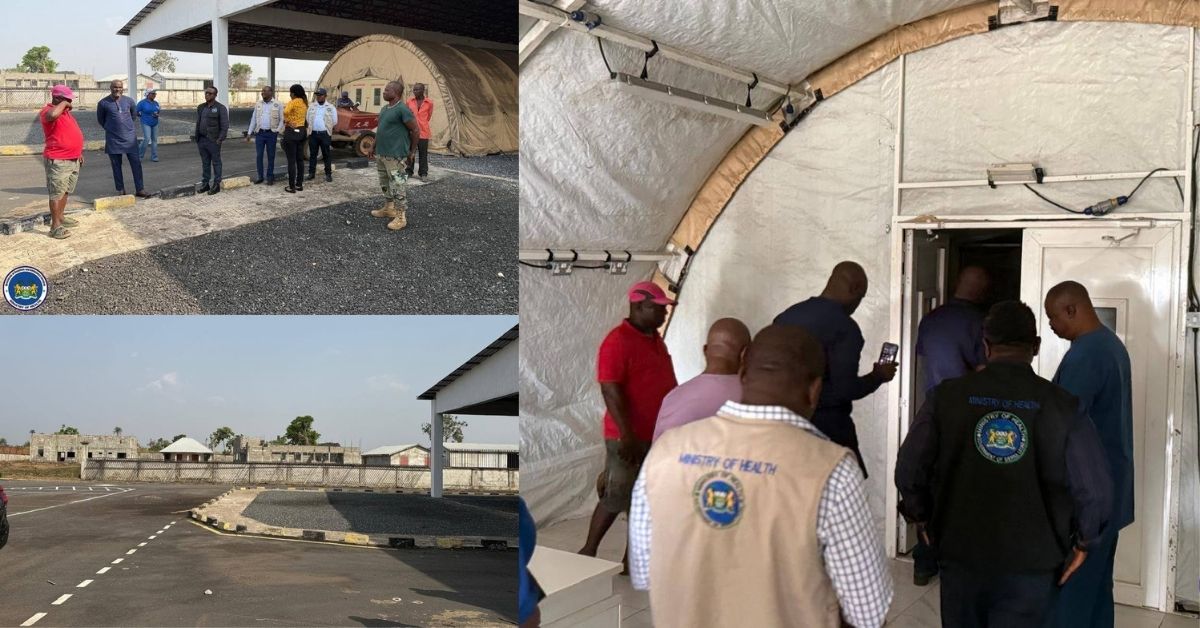 Health Ministry Conducts Technical Review of 100-Bed Facility for Hospital Use in Port Loko