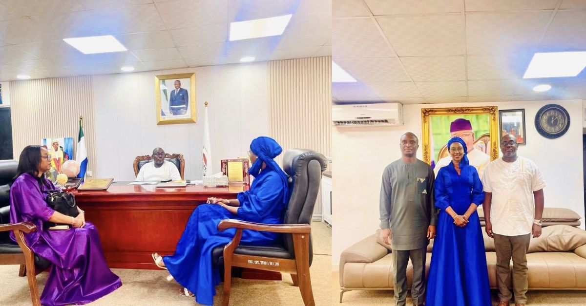Orange Sierra Leone CEO Pays Courtesy Call on Speaker of Parliament