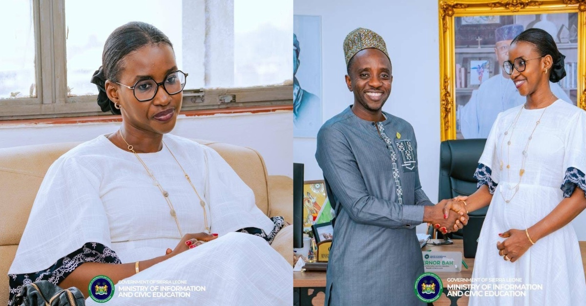 Orange Sierra Leone CEO Pays Courtesy Visit to Minister of Information