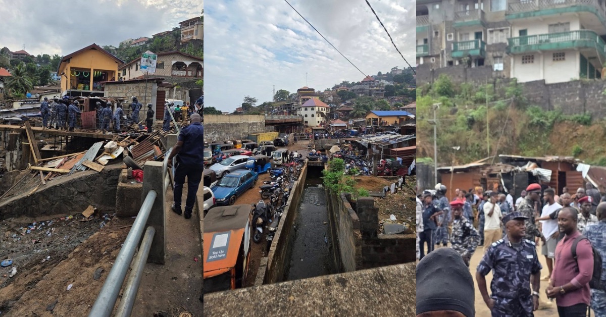 Police Demolish Illegal Structures Across Freetown to Improve Road Safety and Public Order