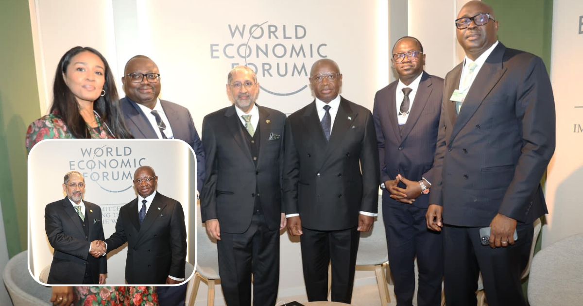 President Bio and BADEA President Pledge to Deepen Partnership at World Economic Forum
