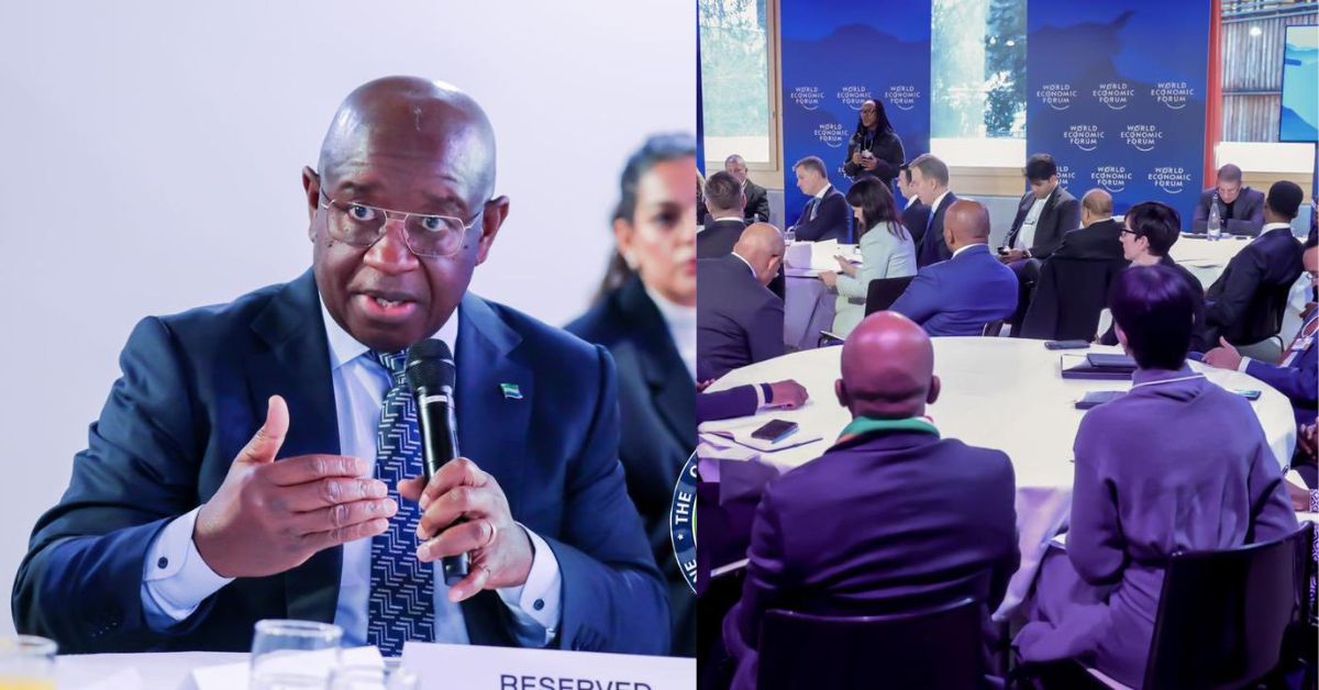 President Bio Positions Sierra Leone as Africa’s Leader in AfCFTA Trade Reform at World Economic Forum