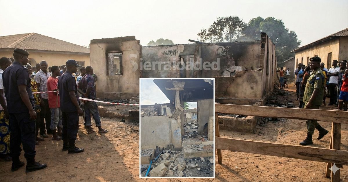 Regent Chief’s Wife And Four Children Burnt to Death in Makeni House Fire
