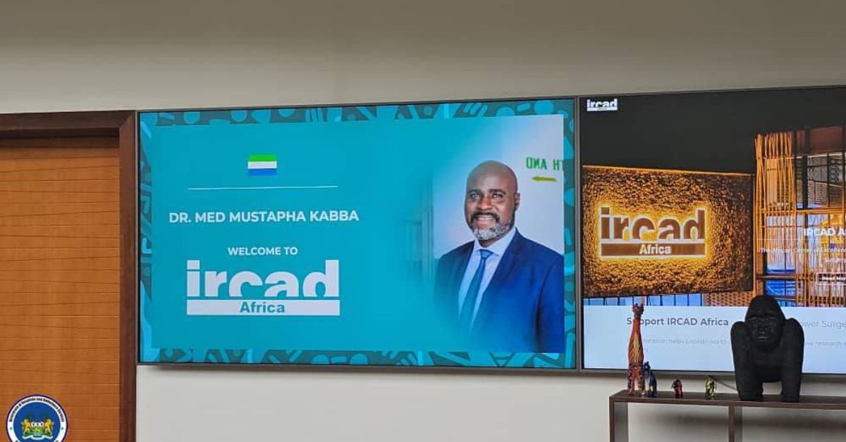 Sierra Leone Health Officials Visit IRCAD Africa to Boost Surgical Training