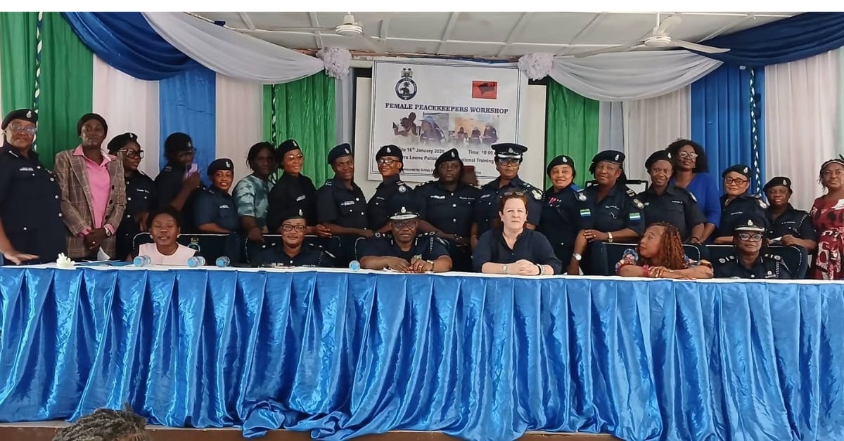 Sierra Leone Police Launches Three-Day Peacekeeping Workshop for Female Officers