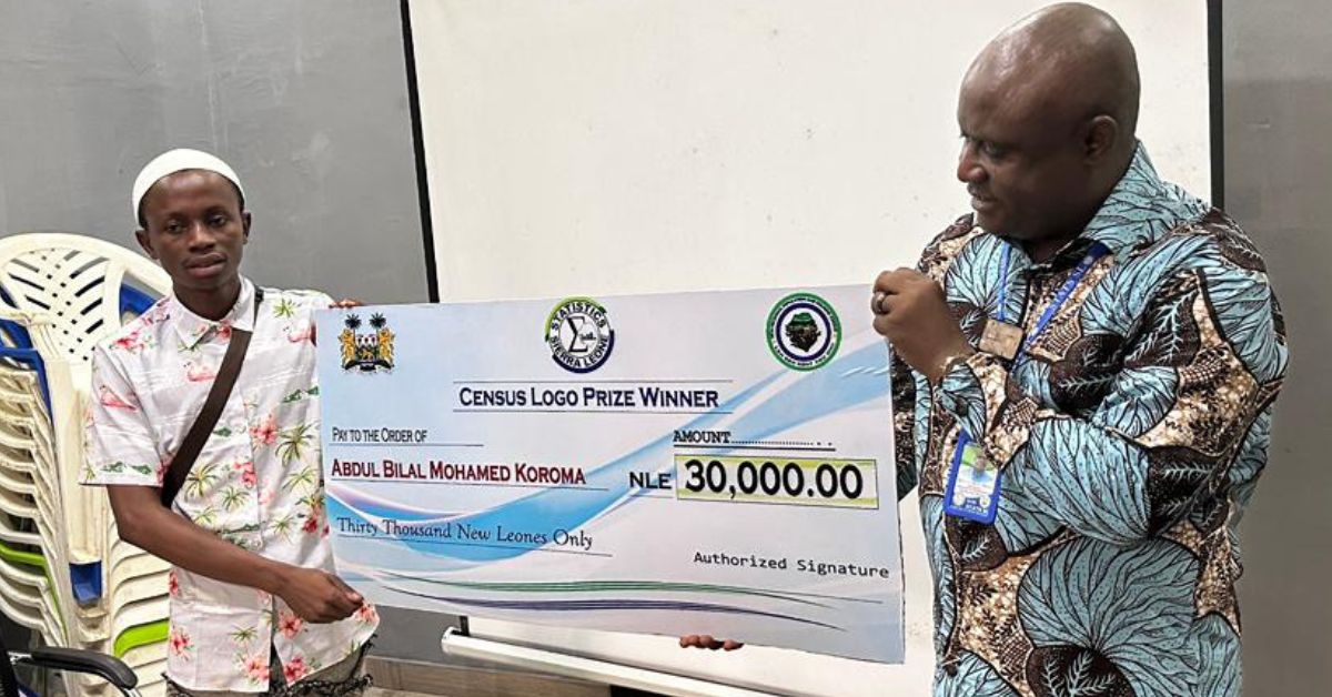 Stats-SL Awards NLe30,000 to Winner of 2026 Census Logo Competition