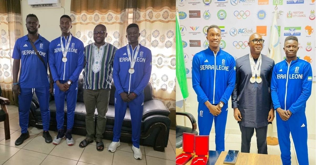 Volleyball Federation Presents African Gold Medals to Sierra Leone Sports Authorities