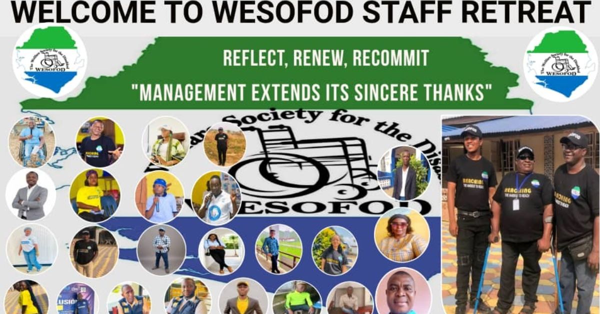 WESOFOD-SL Concludes 2025 Annual Staff Retreat in Kambia