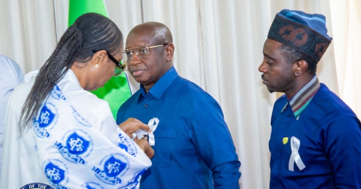 President Bio Leads White Ribbon Campaign Ahead of National Remembrance Day