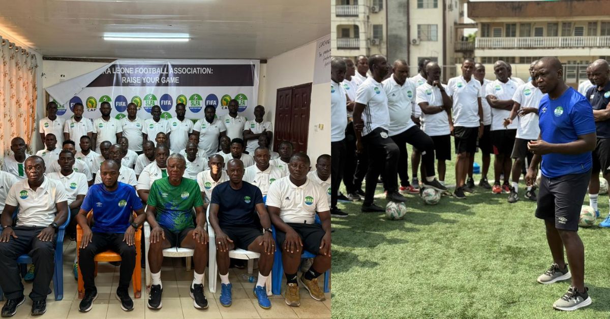 SLFA Concludes Three-Day CAF Licence C Refresher Course for Coaches