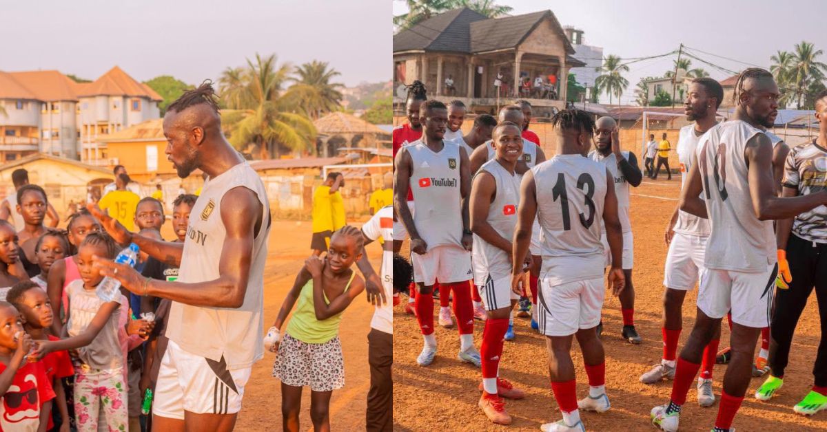 Foreign-Based and Local Players Unite for Fundraising Football Match in Freetown
