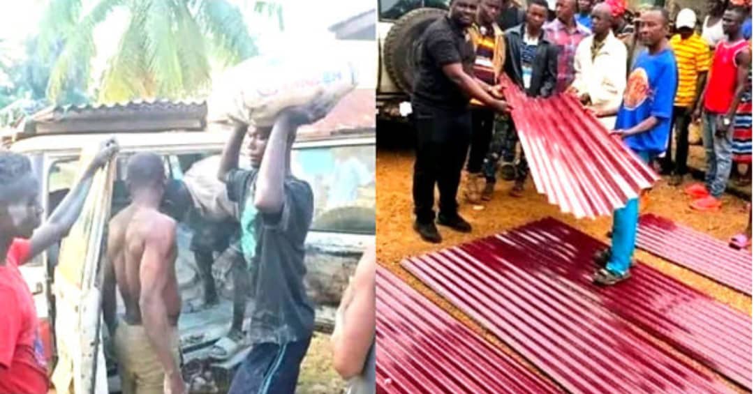 MP Alie Bayoh Donates Building Materials to Communities in Kenema District