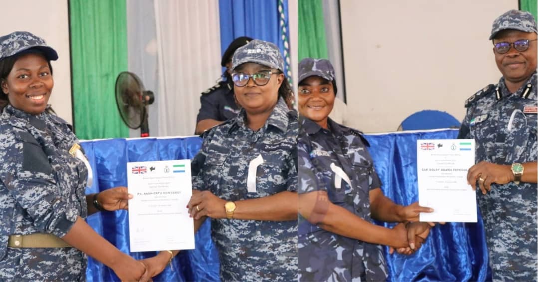 Sierra Leone Police Certifies 30 Female Officers After Peacekeeping Training