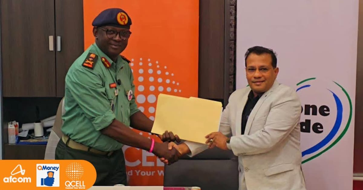 QCell Signs Strategic Cooperation MoU With Sierra Leone Army