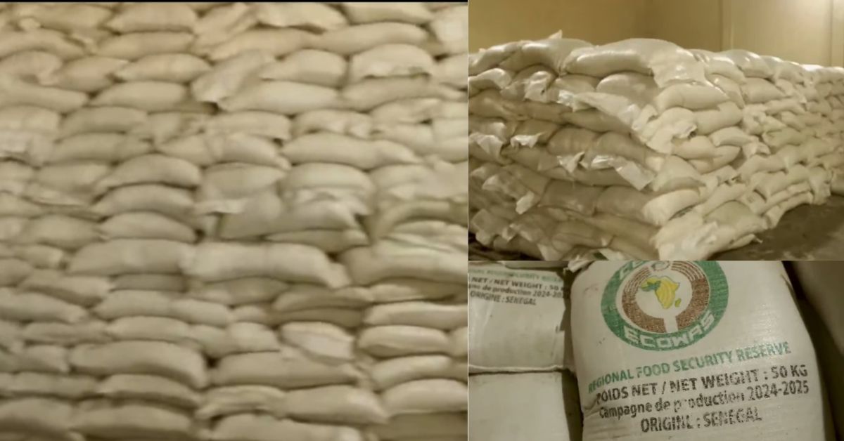 Ministry of Agriculture Hands Over 350 Metric Tons of Rice to Boost School Feeding Programme