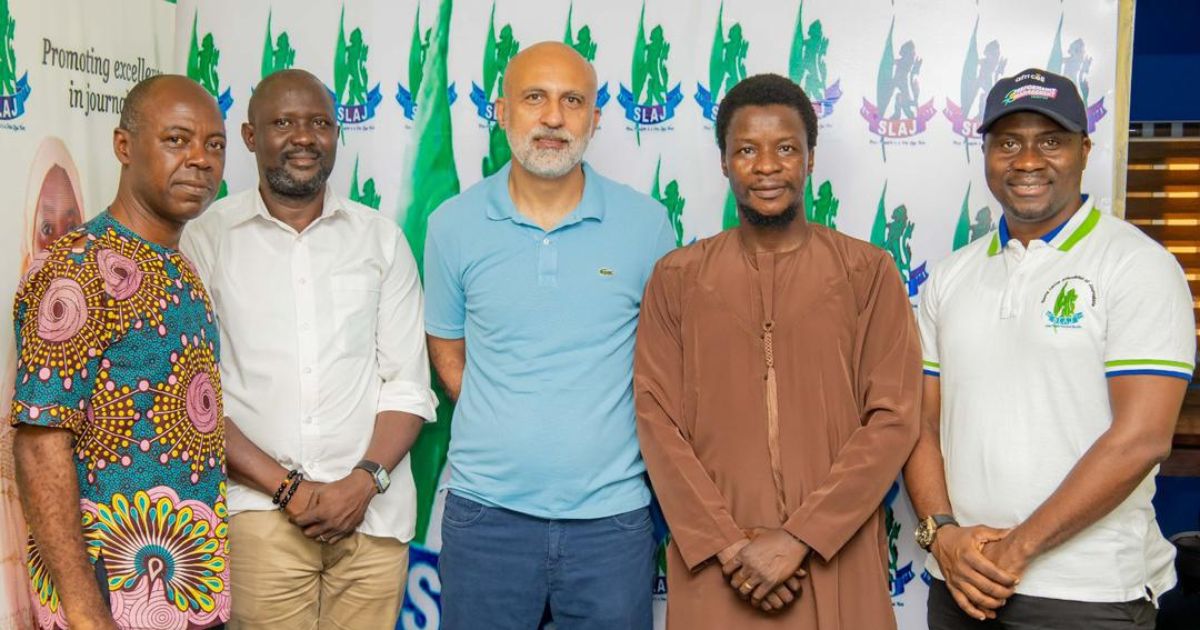 Africell CEO Pays Historic Courtesy Visit to SLAJ Secretariat