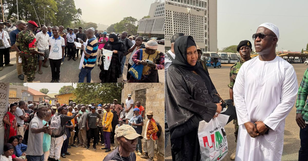 Minister of Transport Alhaji Fanday Turay Extends Ramadan Support to Retired Soldiers