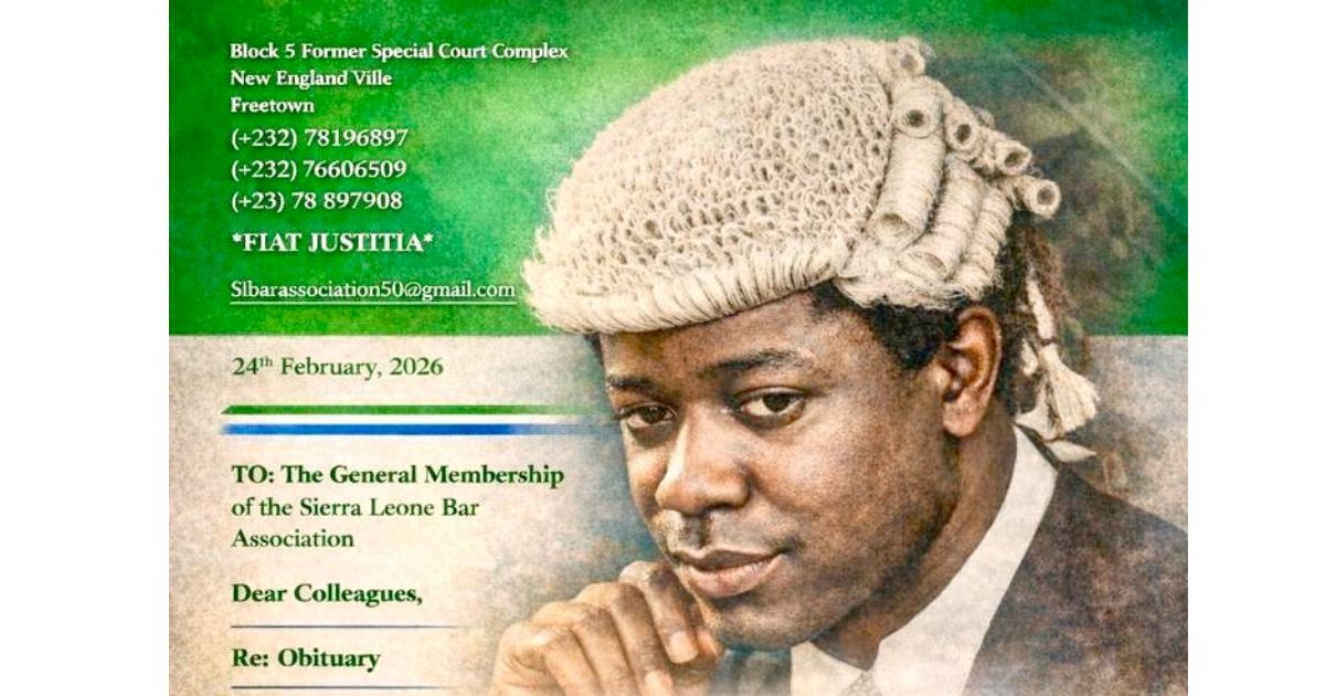 Prominent Sierra Leonean Lawyer Berthan Macauley Jr. Dies in Senegal