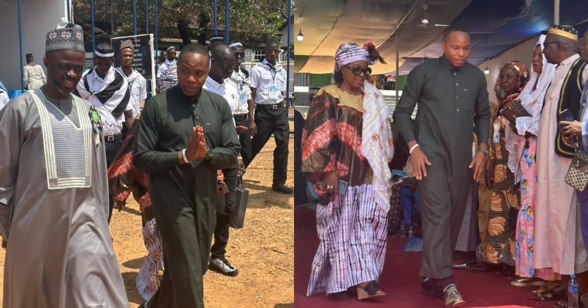 Chief Minister David Sengeh Participates in Ahmadiyya Muslim Jamaat’s Annual Gathering