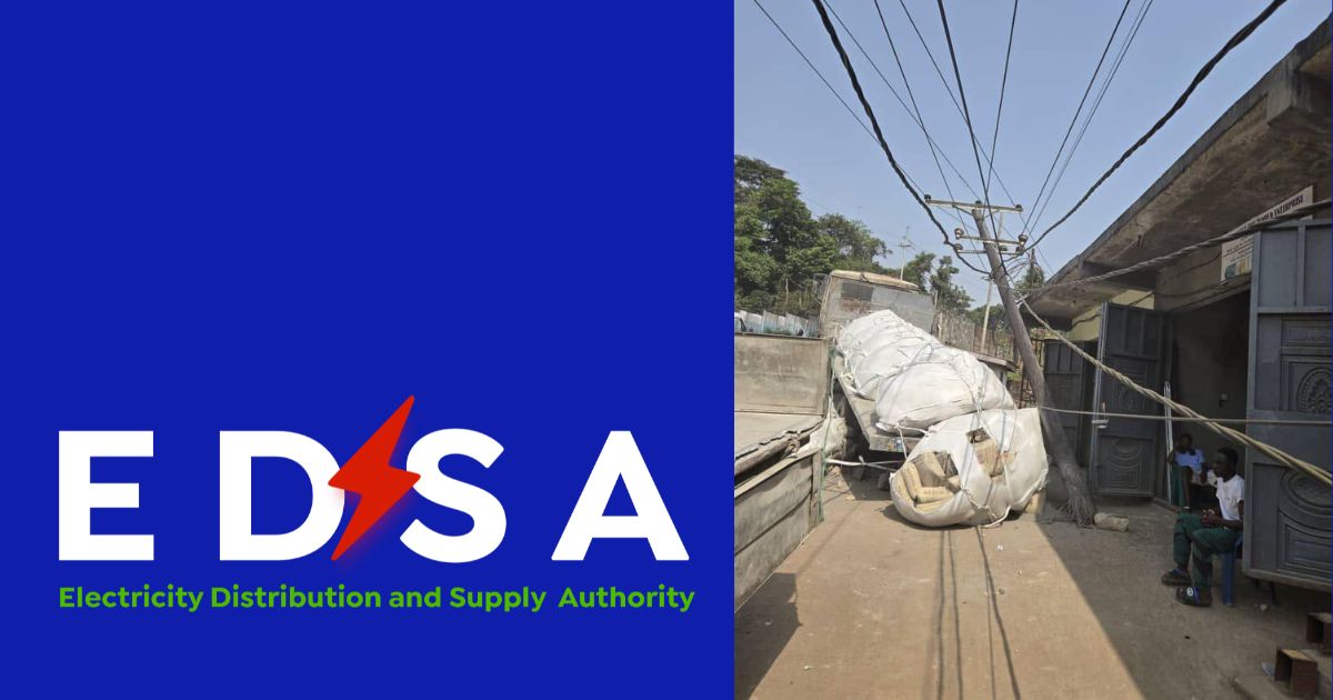 EDSA Announces Temporary Power Outage in Parts of Freetown Due to Medium Voltage Fault