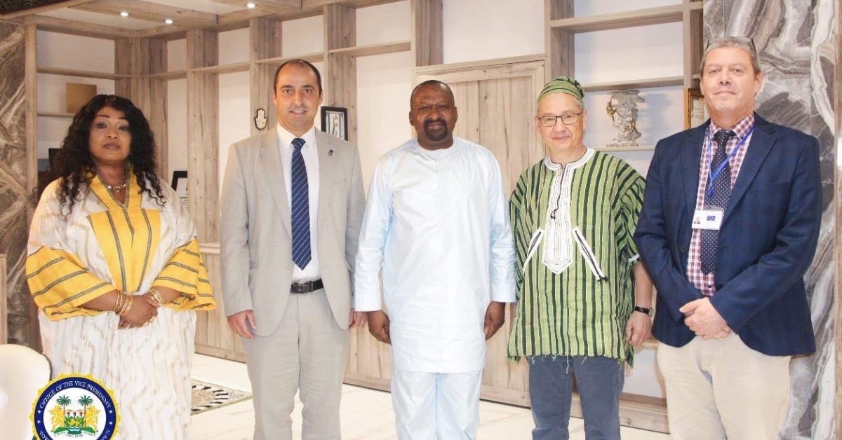 European Union Engages Vice President Juldeh Jalloh, Calls for Continued Collaboration