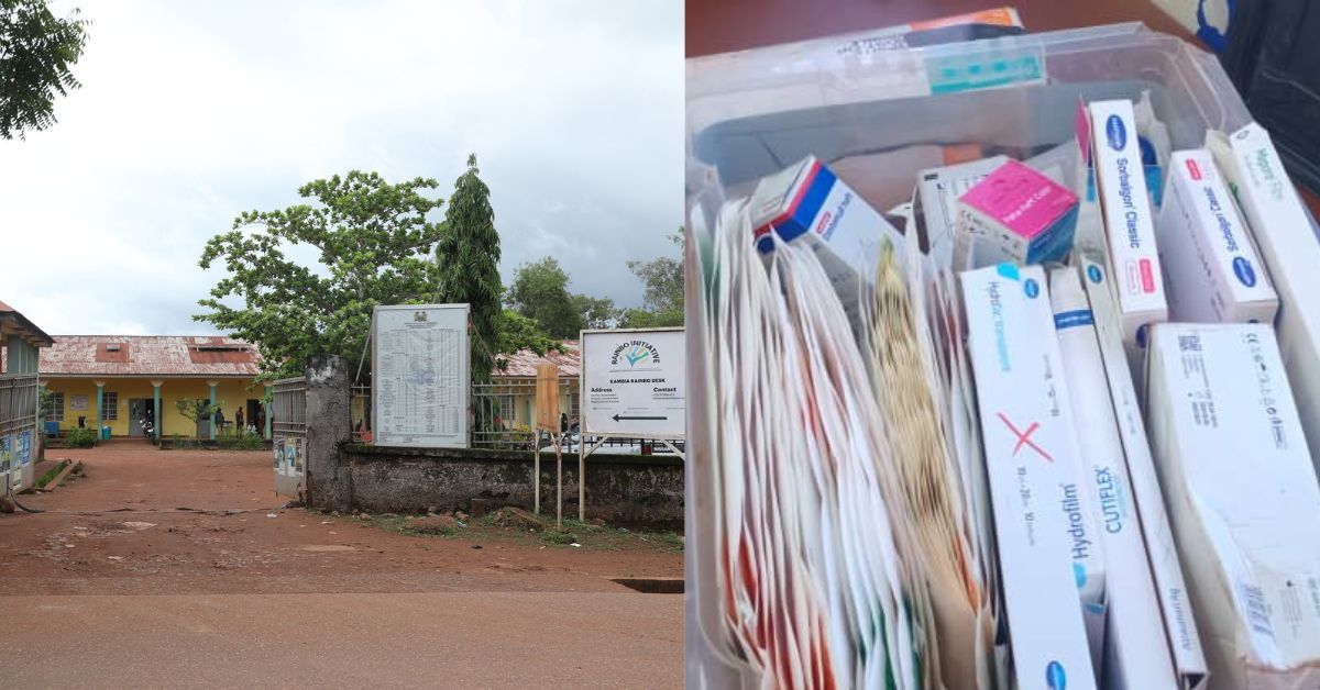 Kambia Government Hospital Rejects Expired Medical Supplies from Foreign Donors