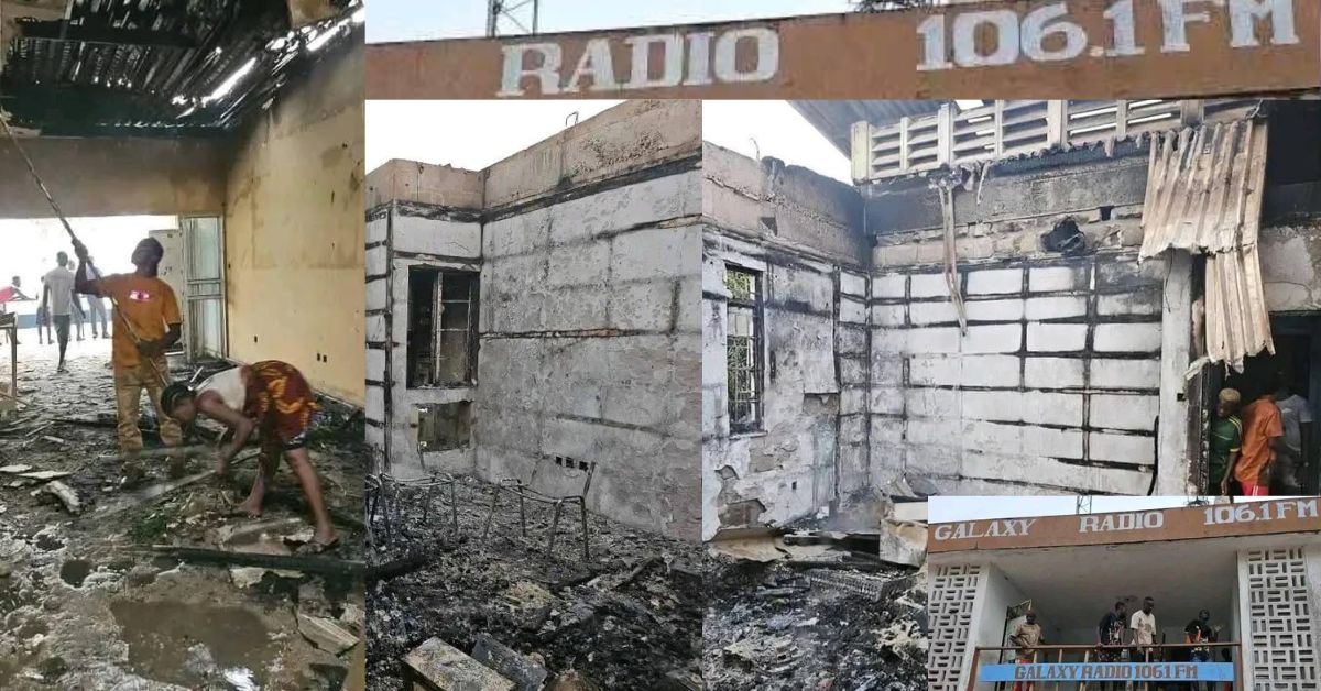 Fire Engulfs Galaxy Radio Station in Lungi, Burns Valuable Equipment to Ashes