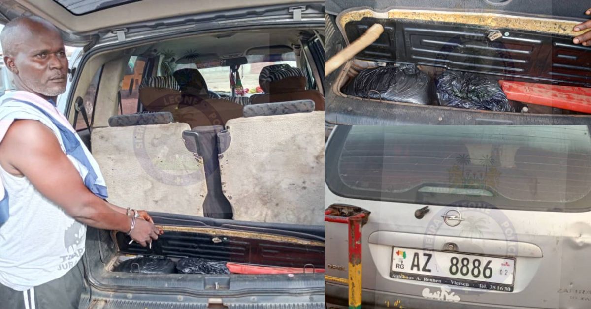 Guinean Driver’s Union Chairman Arrested With Suspected Kush at Mile 38 Checkpoint