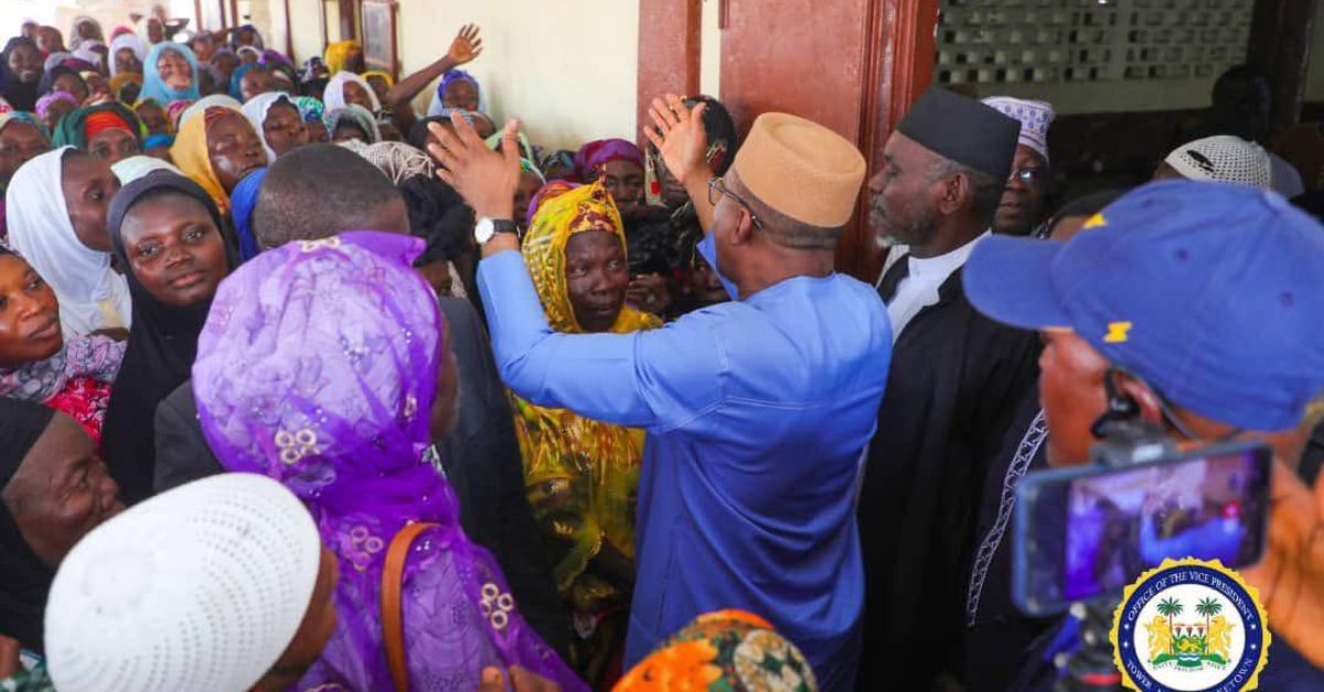 Vice President Juldeh Jalloh Joins First Ramadan Juma’at in Pujehun, Calls for Peace and Unity