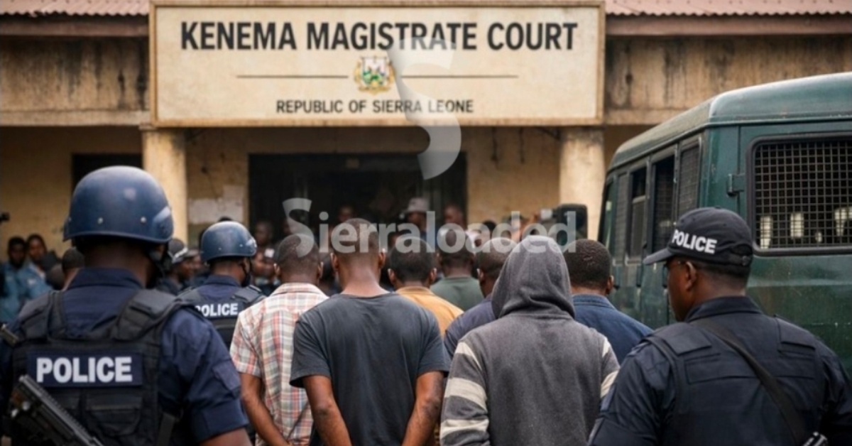 Magistrate Commits 12 Drug Suspects to High Court for Trial in Kenema