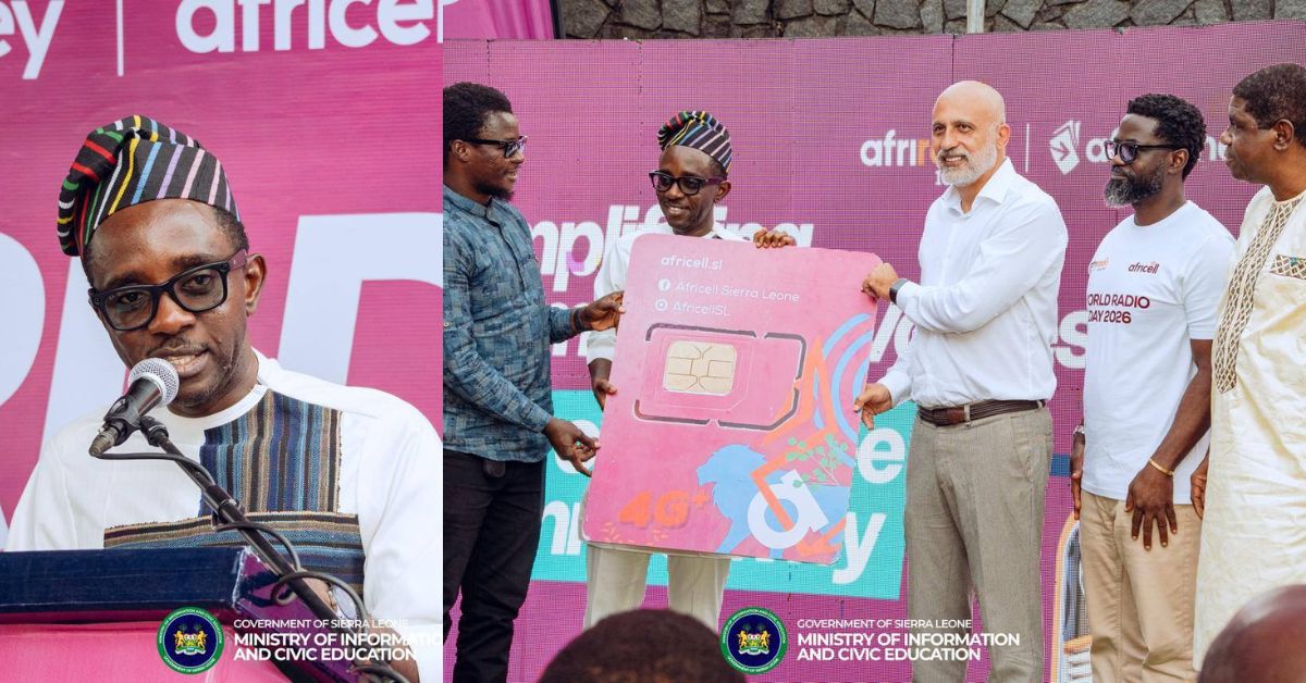 Minister Chernor Bah Hails Africell’s Free Radio Call Service as Boost to Democracy