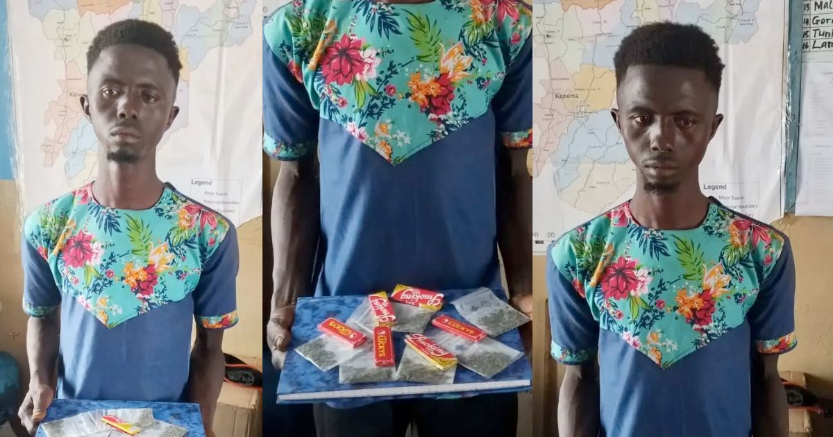 Police Arrest Suspect with Six Wraps of Suspected Kush at Moala Checkpoint