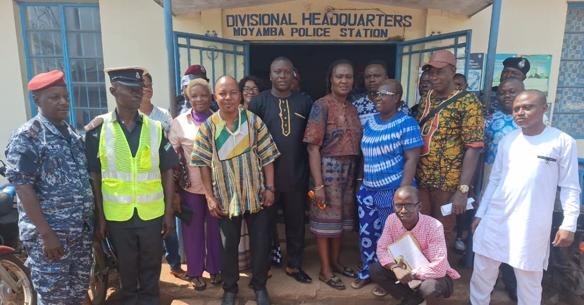 Police Wives Association President Visits Moyamba Division, Discusses Loans and Sanitation Projects