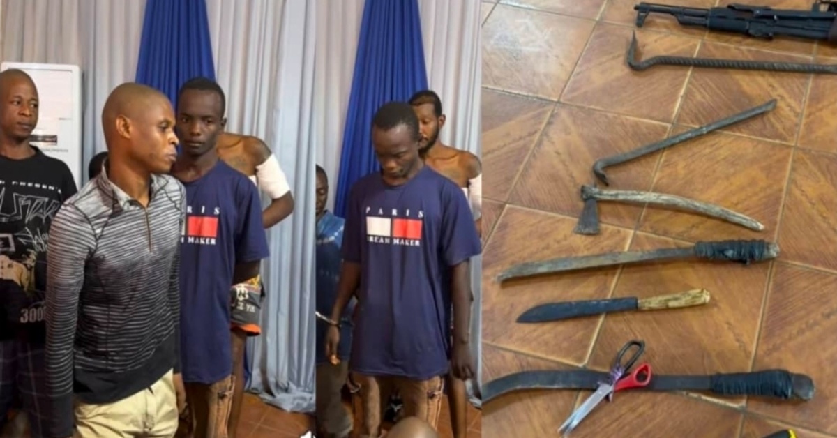 Police Arrest Seven Notorious Armed Robbers Linked to Makeni Fuel Station Attack