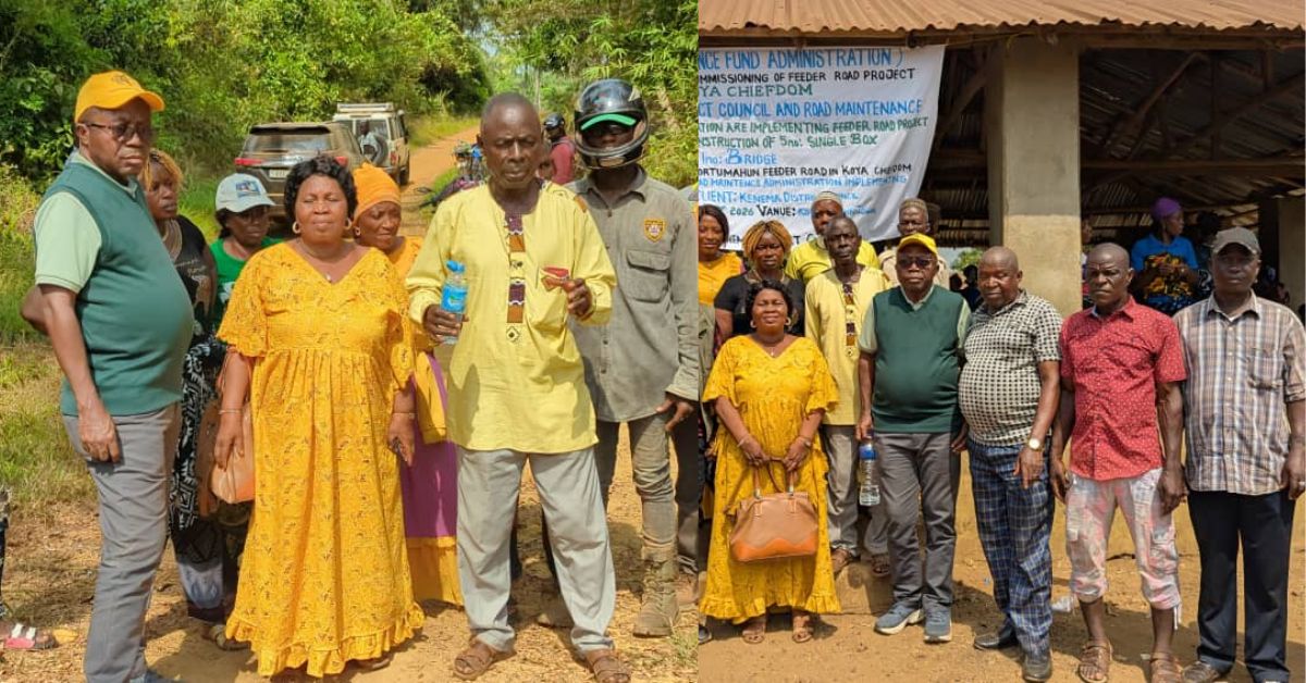 Government Launches New Bridge and Culverts Project to Improve Access in Kenema District