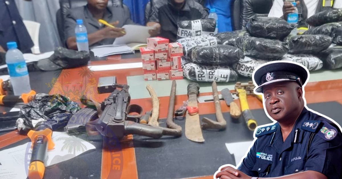 Sierra Leone Police Conducts 180 Raids Nationwide, Arrest Deadly Criminals