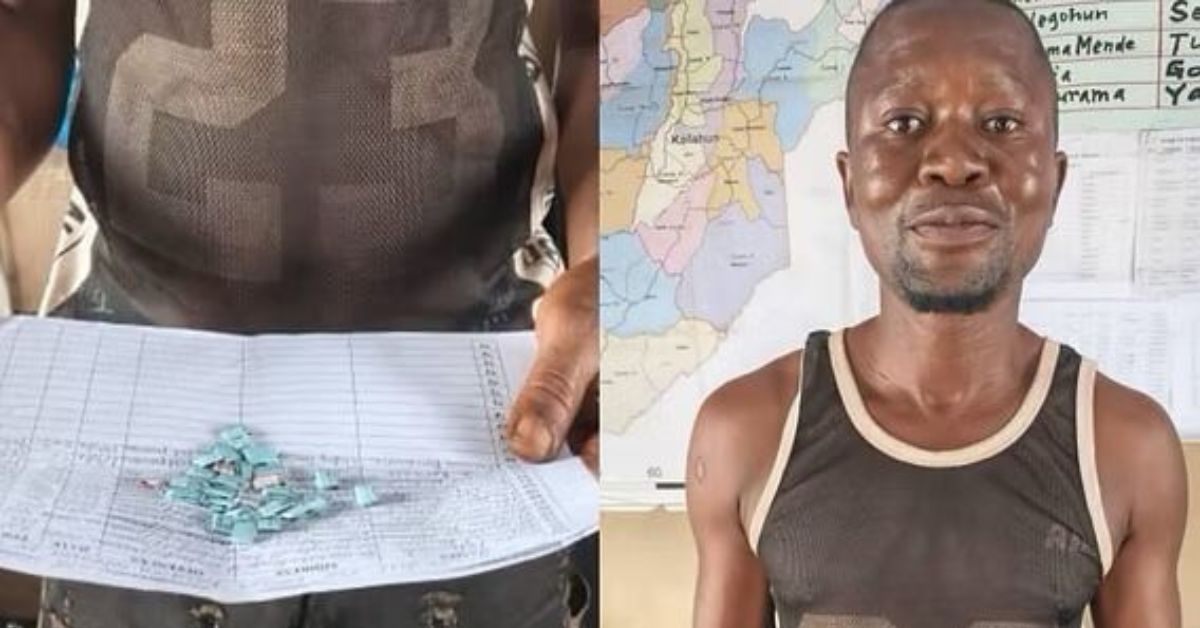 Police Intensify Drug Raid, Arrest Suspect with Multiple Wraps of Kush in Kenema