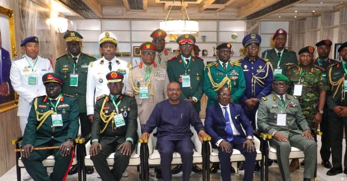 VP Jalloh Proposes Regional Defence Academy as ECOWAS Military Chiefs Convene in Freetown