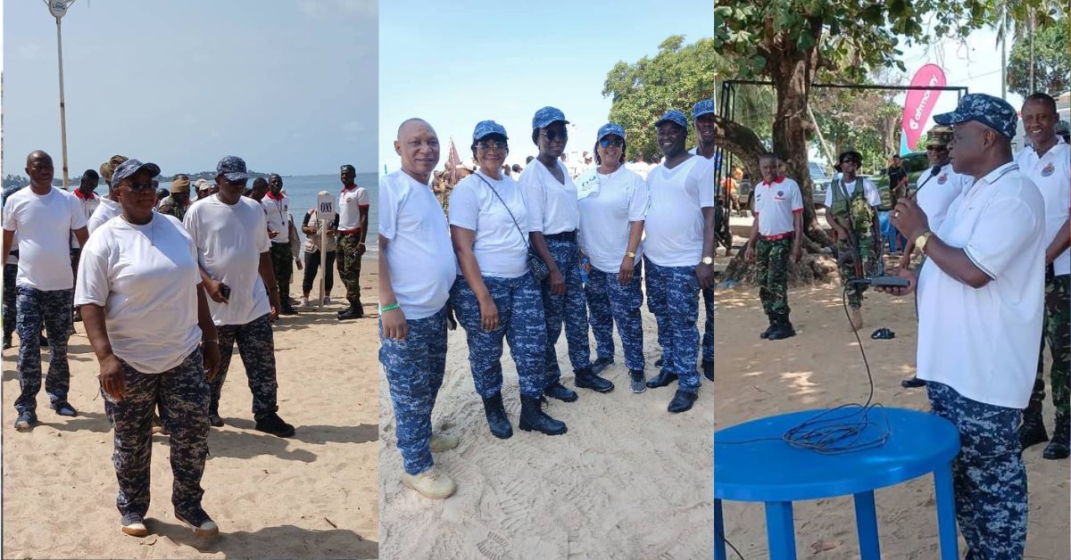IGP Sellu and CDS Bangura Lead Sister Forces in Massive Route March to Boost Security Preparedness