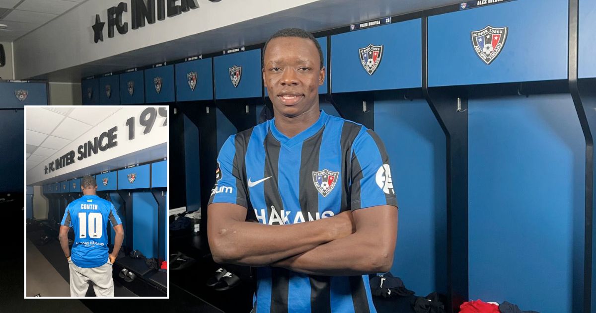 Finnish Club Inter Turku Signs Sierra Leonean Striker Alie Conteh as New Number 10