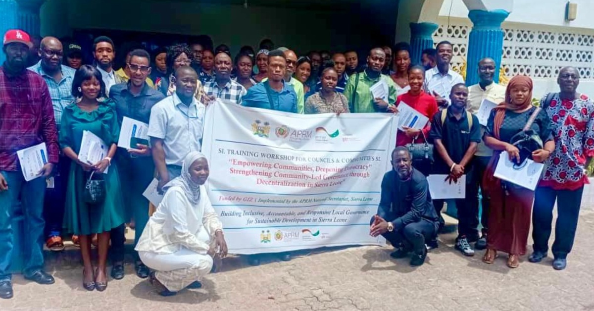 APRM Hosts Training in Makeni to Strengthen Community-Led Governance and Decentralization