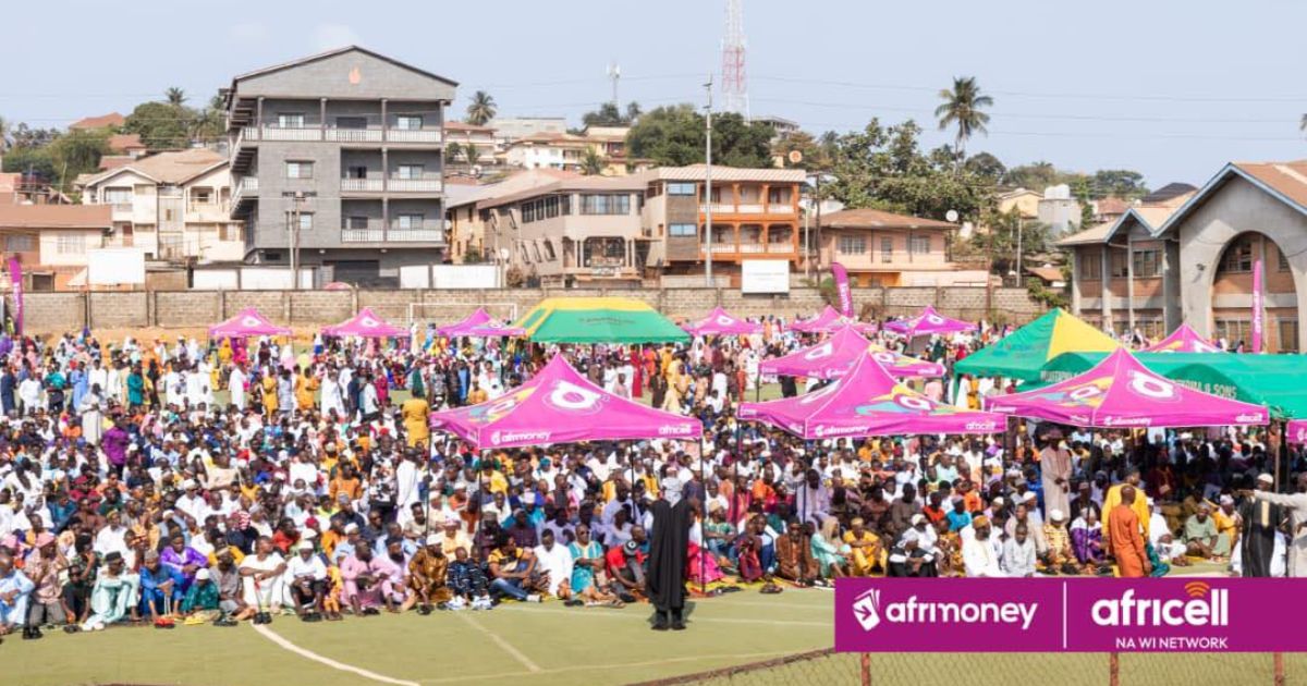 Africell Supports Muslim Community With Food and Sound Systems for Nationwide Eid Prayers
