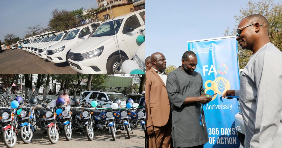 Agriculture Ministry Receives 16 New Vehicles and 45 Motorbikes to Boost Feed Salone Program