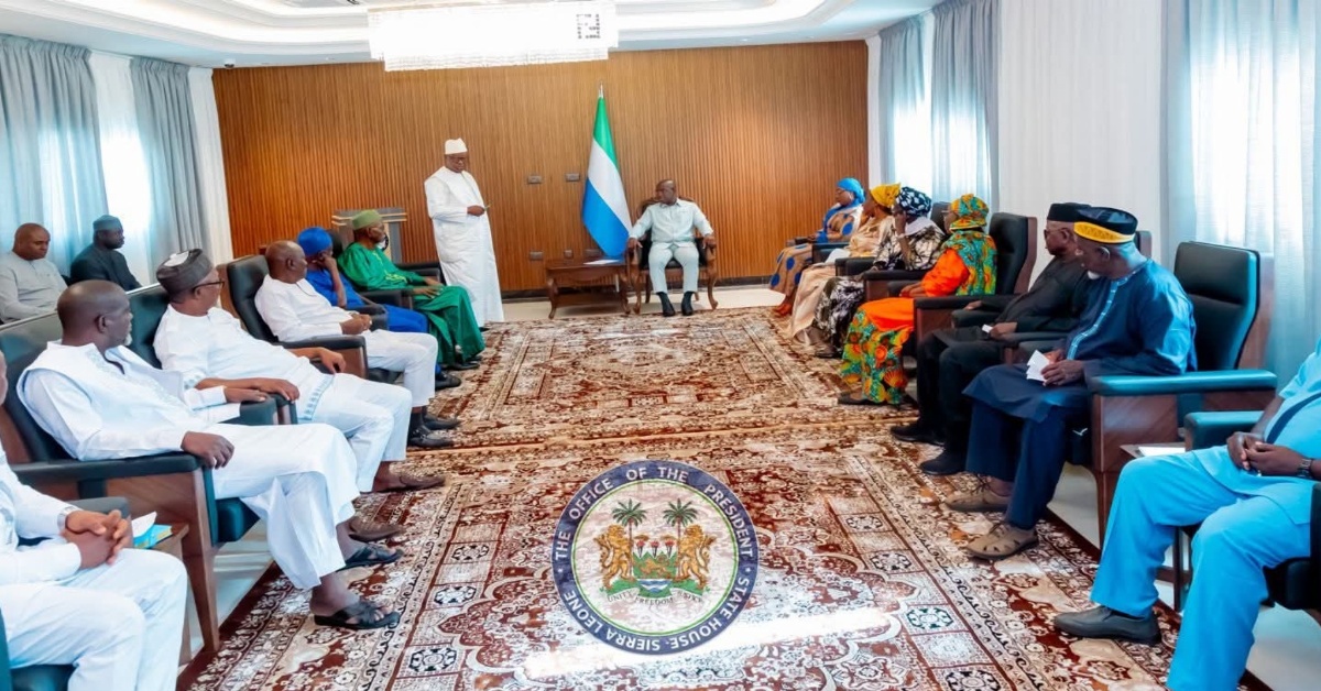 President Bio Meets Mandingo Union Leaders, Reinforces Government’s Commitment to Unity