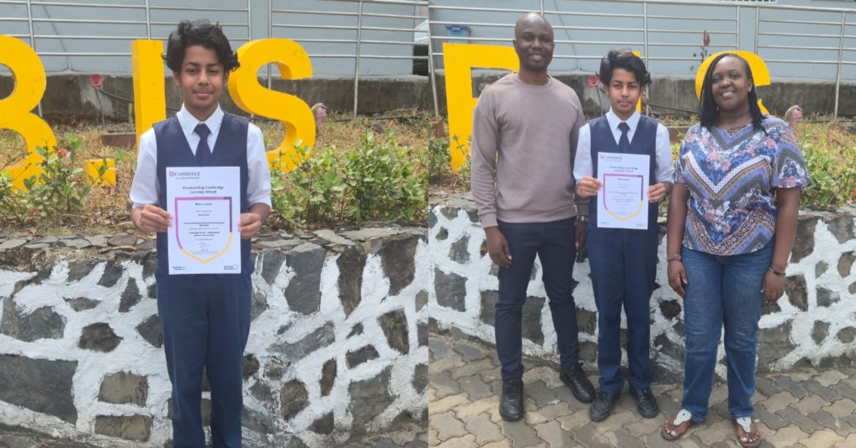 British International School Learner Wins Prestigious Cambridge Award