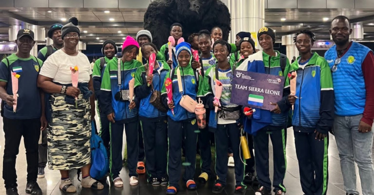 Sierra Leone U19 Women’s Cricket Team Arrives in Uganda for ICC T20 Africa Division-2 Qualifiers